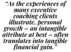 Demonstrating the ROI of Executive Coaching to Clients and Prospects
