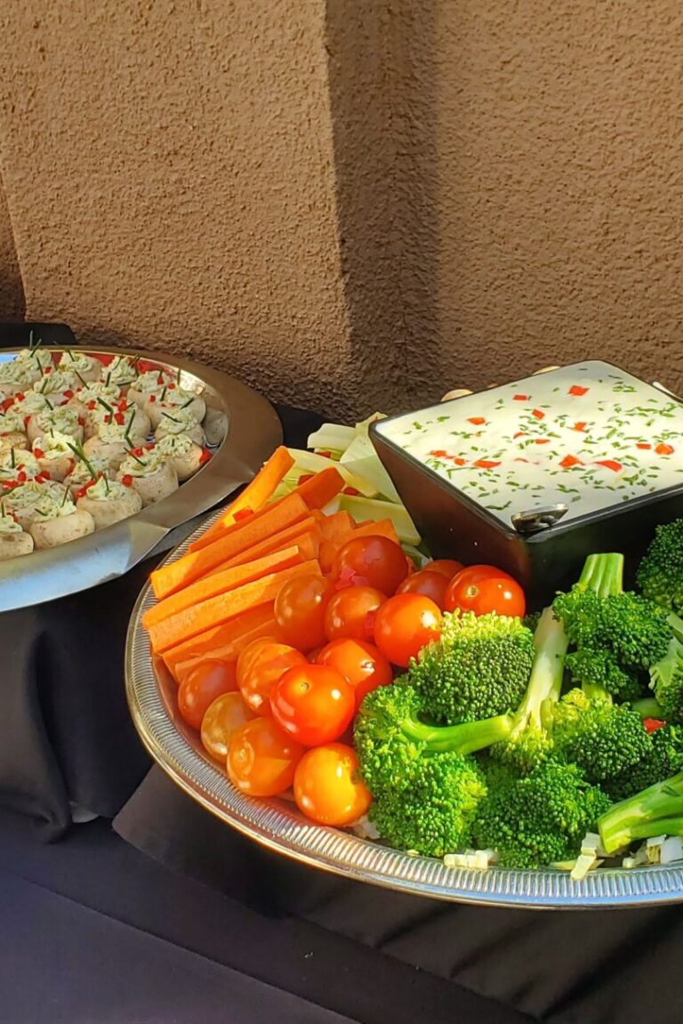 The food at the CEC in-person seminar