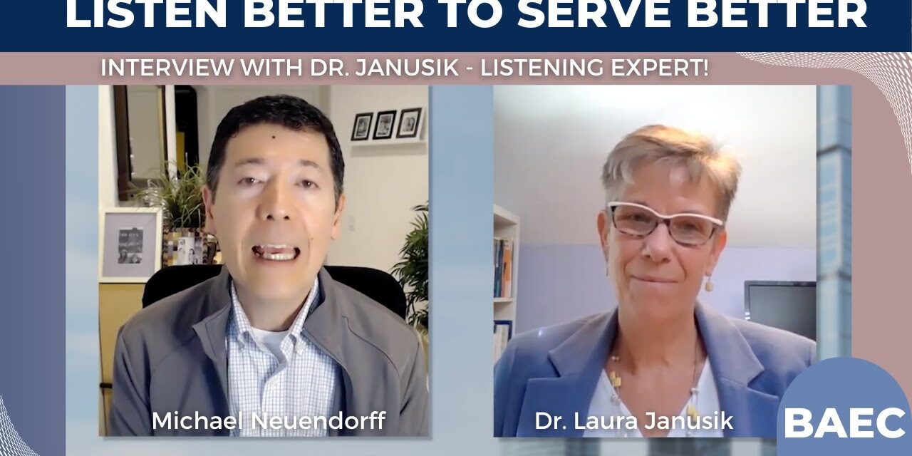 Interview with Laura Janusik: Listening Skills for Coaches! - Bay Area  Executive Coach Training