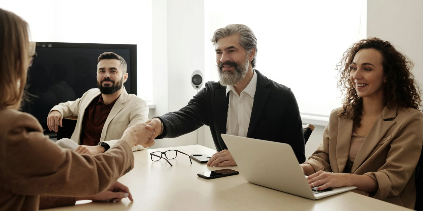 People at the Business Meeting