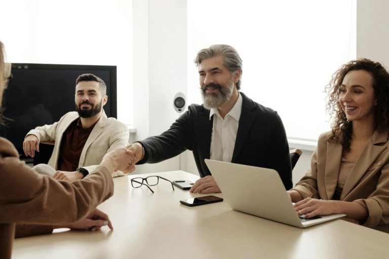 People at the Business Meeting