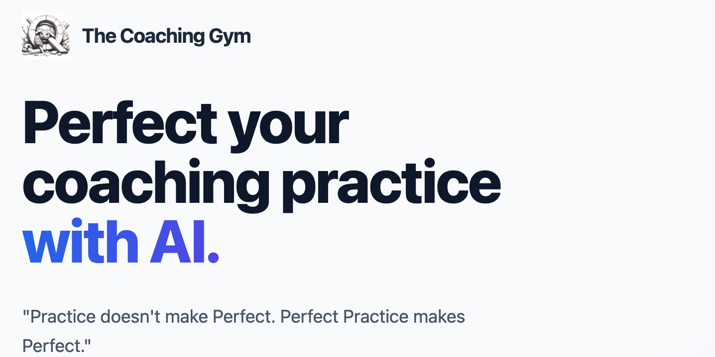 Graphic of the Coaching Gym